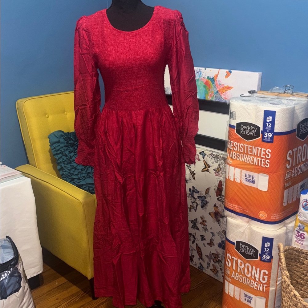 Elegant wine Red Women's Dress size medium